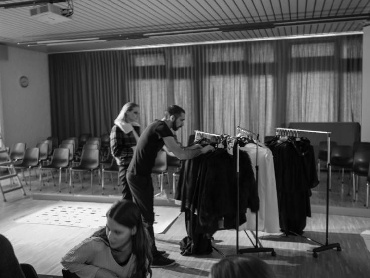 Fashionshow Christoph Marti Backstage